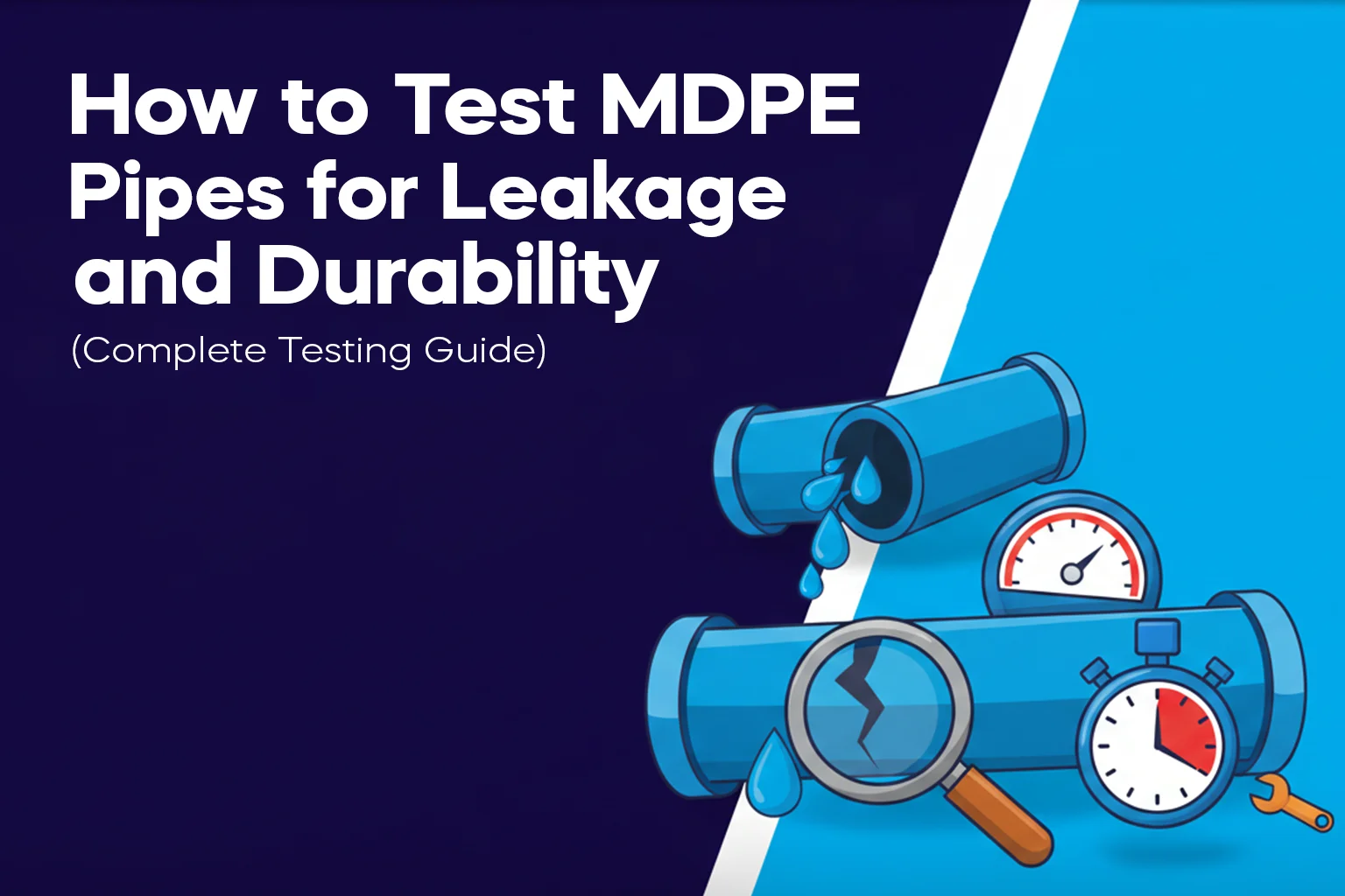 How to Test MDPE Pipes for Leakage and Durability