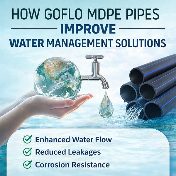 goflo MDPE pipes efficiency