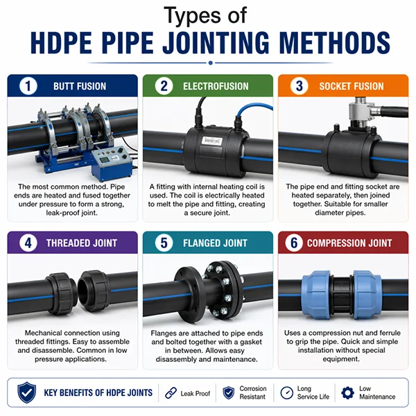 HDPE pipe jointing techniques